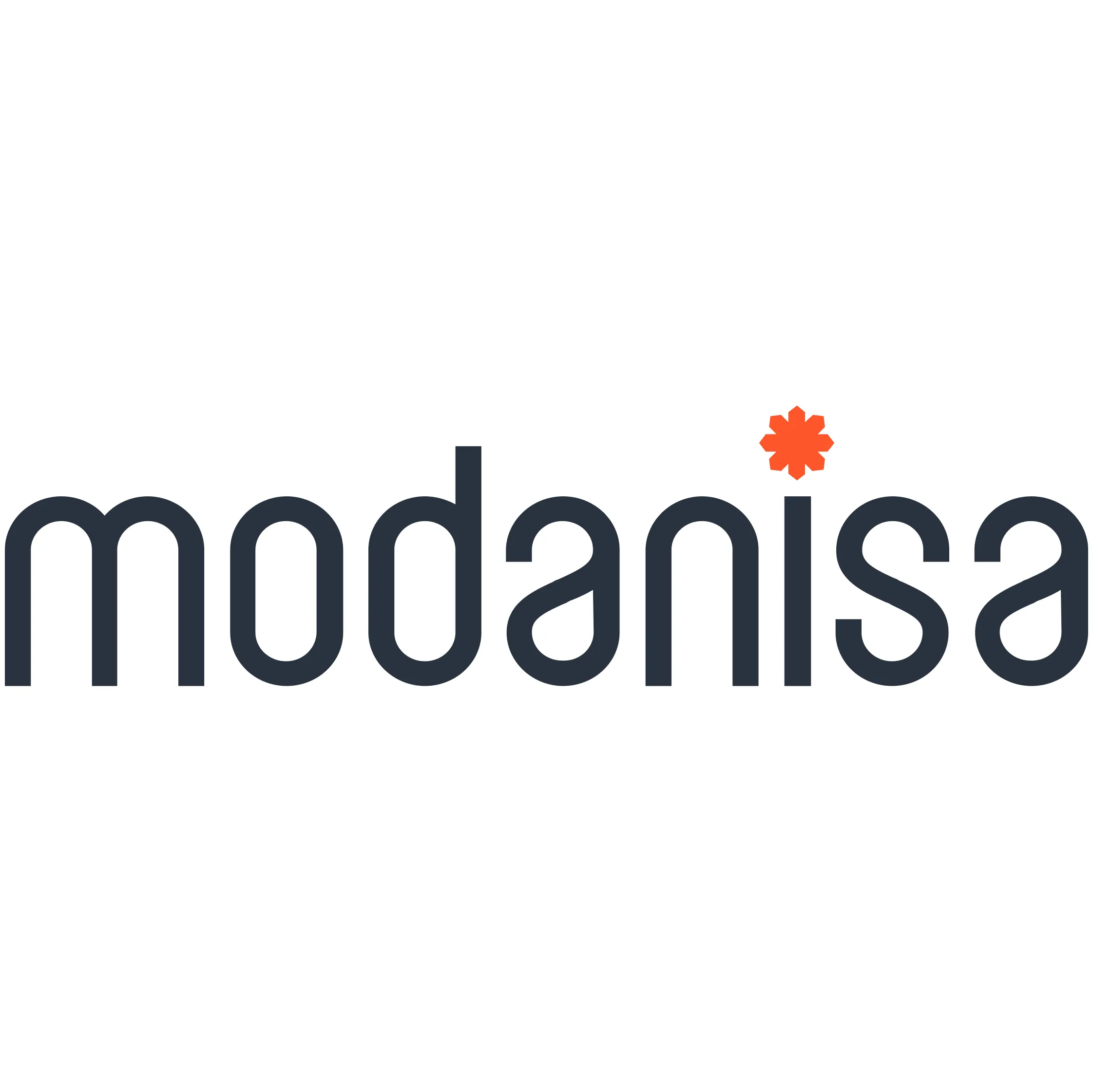 شعار مودانيسا الرسمي الذي تستخدمه بوصلة شيبنك لخدمات الشحن الدولي والتسوق من تركيا وتوريد المنتجات باحترافية.