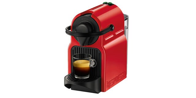 آلة قهوة Nespresso Inissia - أحمر